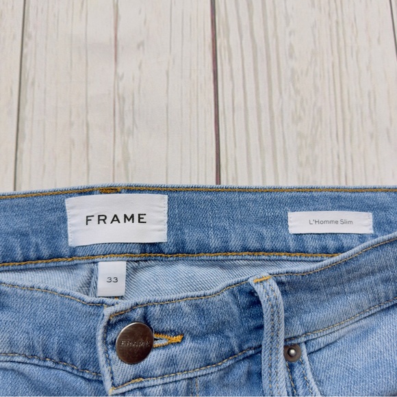 FRAME L’ Homme Slim Jeans Size 33 - Picture 4 of 11